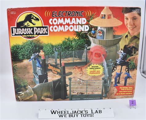 Electronic Command Compound Jurassic Park 1993 Kenner Playset NEW MISB