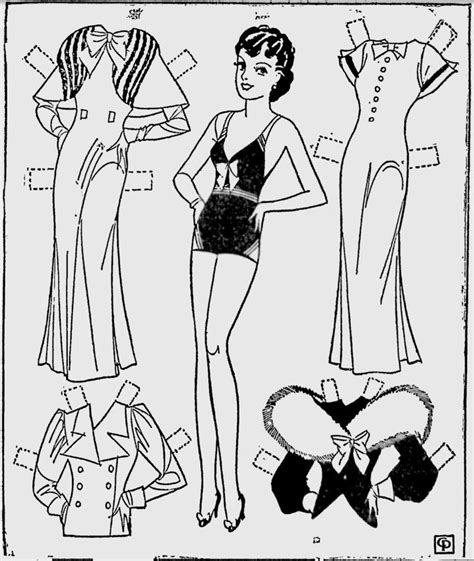 The bubble cuts of 1961 are characterized by nice tight, individually styled short hair and dark red lips and nail polish, and are on the barbie marked pats. Common Threads: Paper Dolls
