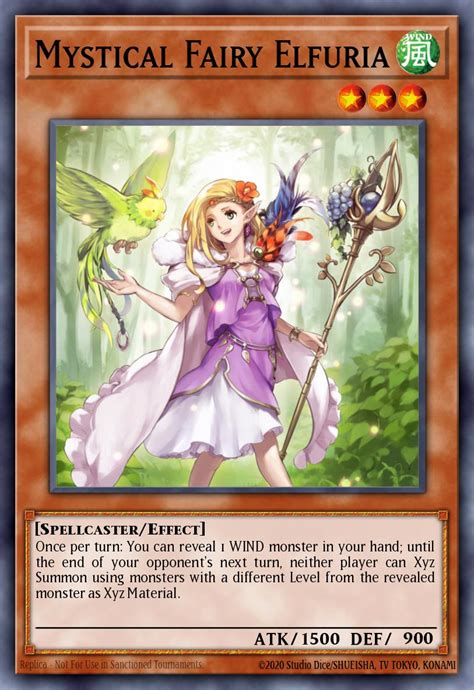 Mystical Fairy Elfuria Card Information Yu Gi Oh Database