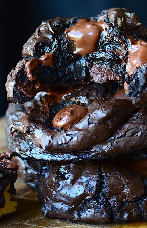 Yammies Noshery Flourless Dark Chocolate Brownie Cookies
