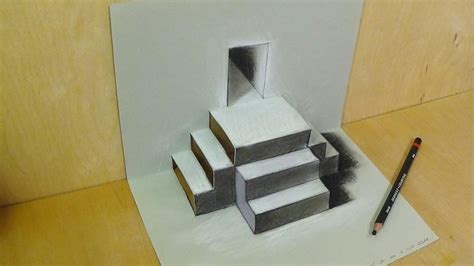 37 Beginner Simple 3d Art Drawing Pics Drawing 3d Easy