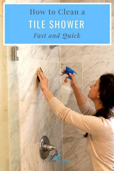 With sponge in hand, you. How to Clean and Maintain a Tile Shower in 2020 | Shower ...