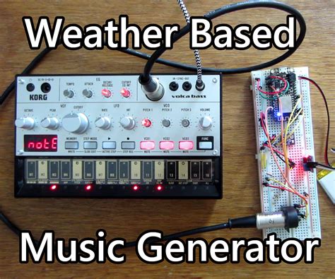 These lyric have different styles, country, rap, rock, etc. Weather Based Music Generator (ESP8266 Based Midi Generator) : 4 Steps (with Pictures ...