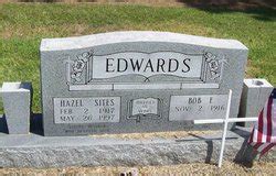 Hazel Sites Edwards Find A Grave Memorial