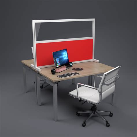 Acoustic Office Desk Top Screen Bespoke Sizes By Preview Display