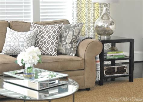 Black and beige living room decor californiadolls info. $100 Pillow GIVEAWAY // Festive Home Decor | Tan couch ...