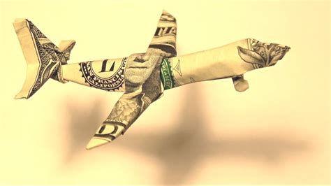 Origami Dollar Airplane Airbus A330 Youtube