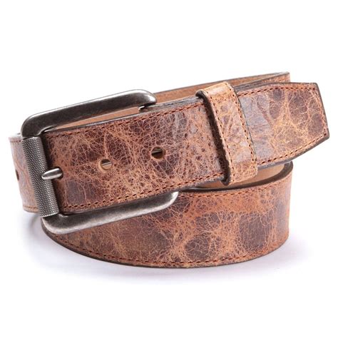 Justin Mens Western Distressed Leather Cowboy Belt Cowboy Belt Belt