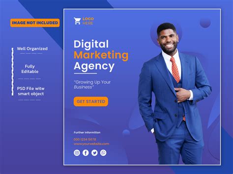 Digital Marketing Agency Business Promotion Banner Social Media By Ali