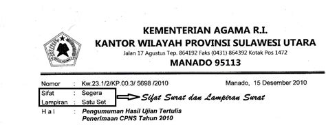 Pada nomor surat sering menggunakan kode tertentu. Sifat Surat dan Lampiran Surat - PINTU BELAJAR CERDAS (PBC)