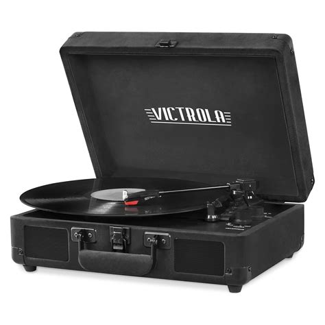 Victrola Bluetooth Suitcase Record Player With 3 Speed Turntable