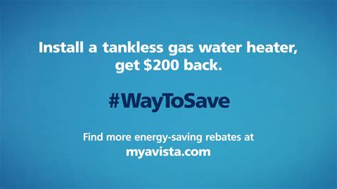 Avista Water Heater Rebates