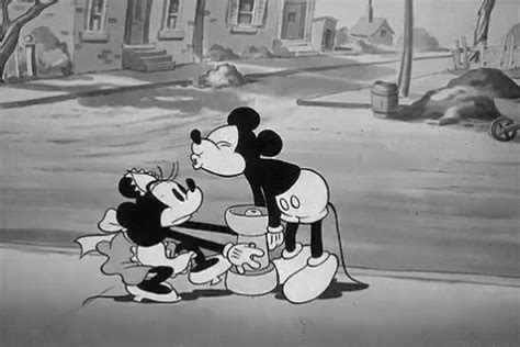A GIF Mickey Mouse Kiss Minnie Discover Share GIFs