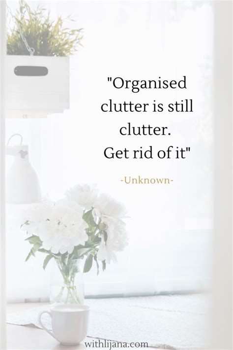 13 Inspiring Quotes To Take Action And Declutter Your Home Therapy With
