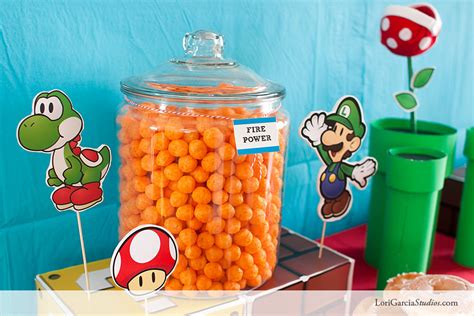 Super Mario Birthday Party Food Ideas Bhe