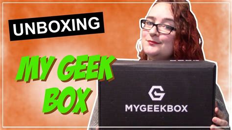 Unboxing My Geek Box 📦 Mai19 Youtube