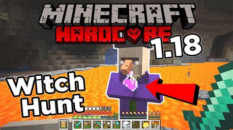 Minecraft Hardcore Survival Ep Witch Hunt For Bottles Youtube