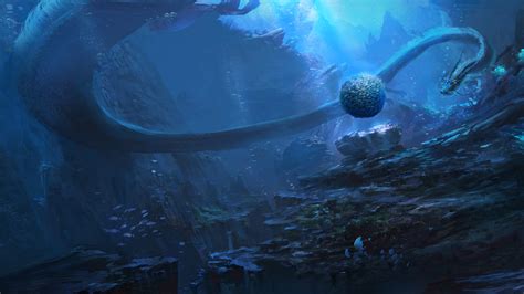 Digital Art Underwater Fantasy Art Wallpapers Hd Desktop And Mobile