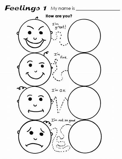 Preschool Worksheets Drawing Emotions Worksheet Preschoolers Getdrawings