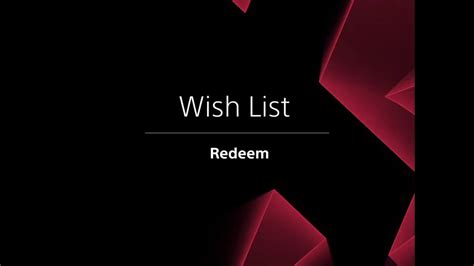 Customer relations user15882201959942110122 april 29, 2020 at 11:30 pm. Sony Rewards: Redeem | Wish List - YouTube