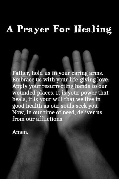 Prayers For Healing And Comfort