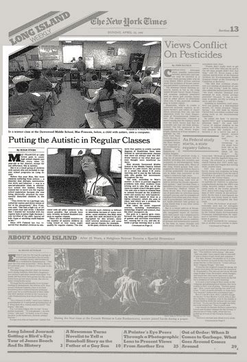 Putting The Autistic In Regular Classes The New York Times