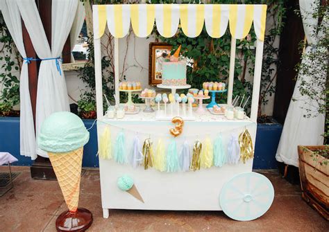 Karas Party Ideas Ice Cream Inspired Birthday Party
