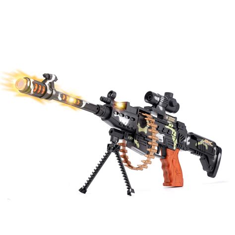 Gun Toys For Boys Combat Military Mission Machine Gun Toy With Led
