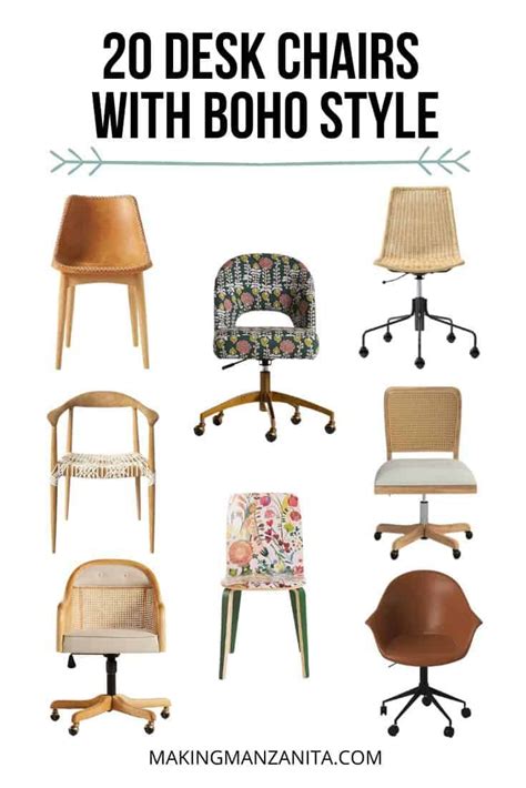 20 Boho Desk Chair Ideas For Your Office Artofit