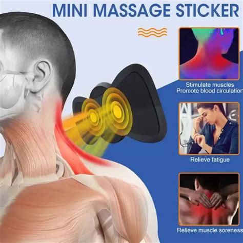 8 modes 19 speed rechargeable ems mini body massager neck massager stick online shopping sri