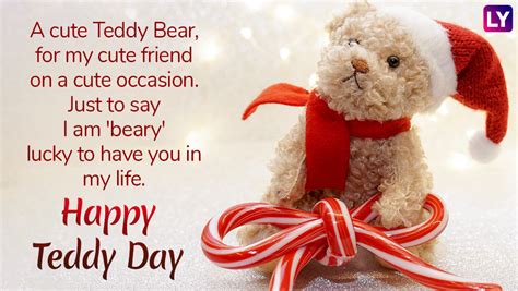 But the bad thing is that it can't compete with you in cuteness. Happy Teddy Day 2019 Wishes: SMS, GIF Images, WhatsApp Stickers and Messages to Send Greetings ...