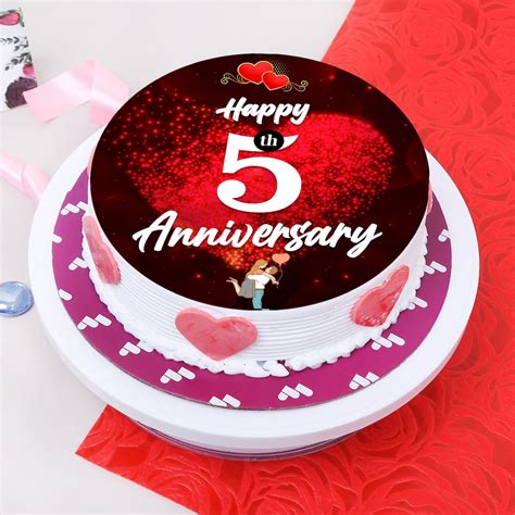 Happy 5th Anniversary Cake Winni