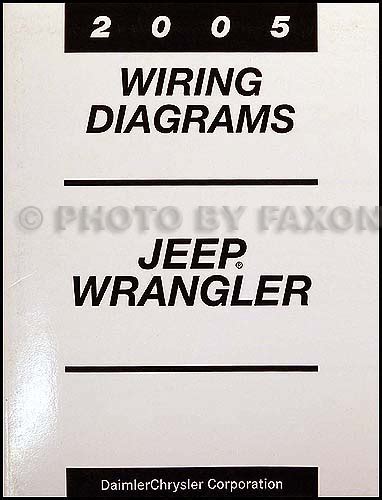 2005 Jeep Wrangler Wiring Diagram Manual Original