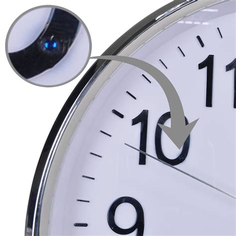 Wifi Wall Clock Hidden Surveillance Camera Property Room