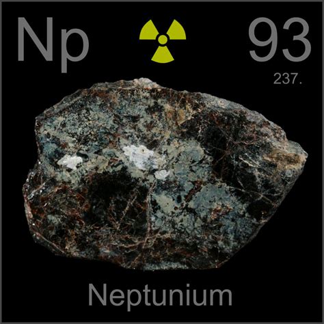 Poster Sample A Sample Of The Element Neptunium In The Periodic Table