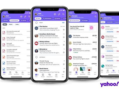 Yahoo New Features Yahoo Mail App For Ios Android Smartphones Gets