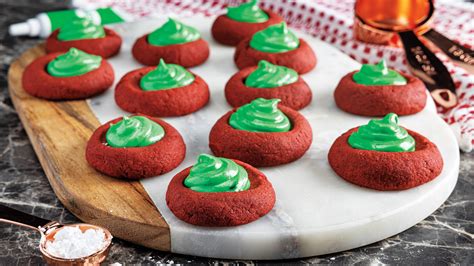 Red Velvet Cheesecake Thumbprint Cookies Brookshire Brothers