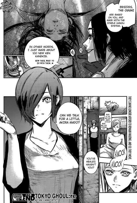 Great story, definitely my favorite manga other than the original. Tokyo Ghoul:re vol.10 ch.119 - Stream 1 Edition 1 Page All ...