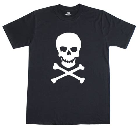 Skull And Crossbones Pirate Fancy Dress Mens T Shirt Free Post Uk Ebay
