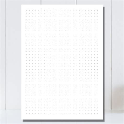 Dot Grid Paper Printable Bullet Journal Dot Grid Paper Dot Etsy