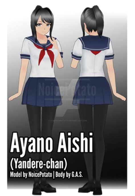 Game Yandere Simulator Cosplay Costume Ayano Aishi Uniform Yandere Chan