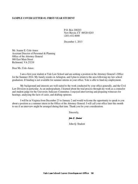 You should strive for a middle ground: Yale Law Student Sample Resumes Cover Letters and Thank ...