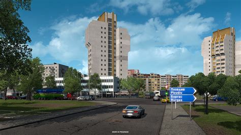 The addition will add to the game over 10 thousand kilometers of roads, 20 large and small cities and settlements, including the largest. ETS 2 Road to the Black Sea: Sofya ve Bükreş için ekran ...