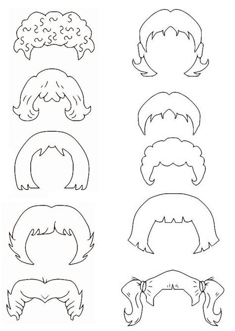 Hair Coloring Pages - Coloring Home