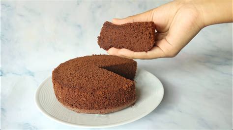 Easy Chocolate Sponge Cake Recipe Using Only 2 Eggs How To Make