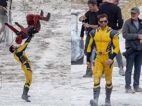 More Photos Of Hugh Jackmans Wolverine Vs Deadpool In Deadpool 3 The