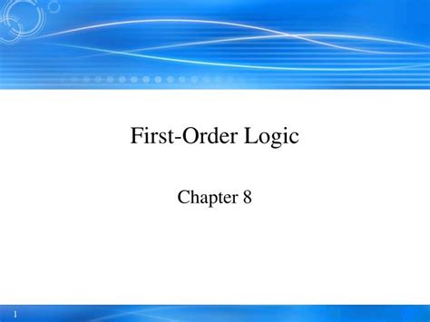 Ppt First Order Logic Powerpoint Presentation Free Download Id3297484