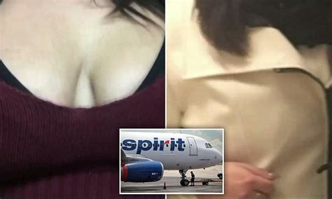 Woman Says Cleavage Got Her Kicked Off Spirit Flight Daily Mail Online