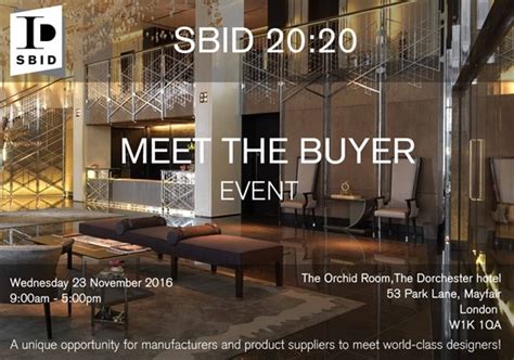Sbid 2020 Meet The Buyer Event 2016 Society Of British