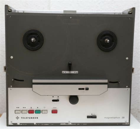 Telefunken Magnetophon 28 M28 Tonbandmaschine Reel To Reel Tape Ebay